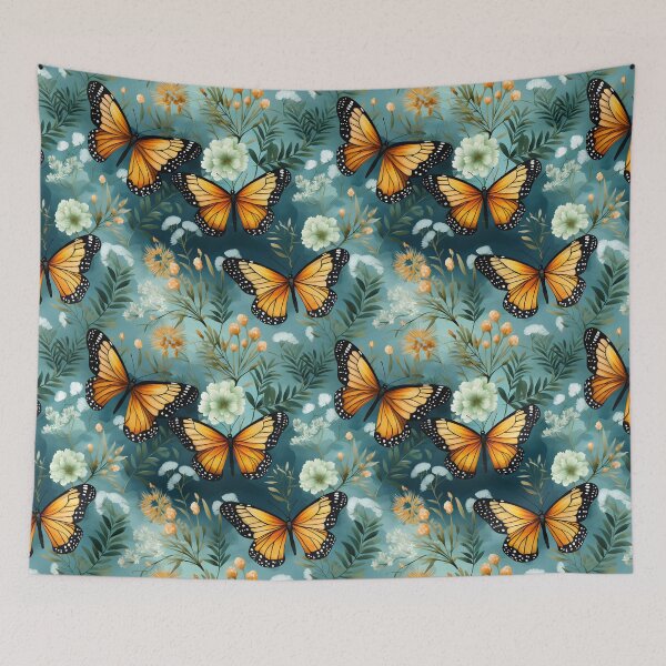 Aperçu de l'œuvre Papillons Aquarelle 10 - Monarque créée et vendue par DigitalPatternx.