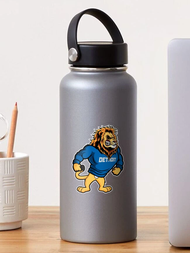 Detroit Lions Podcast Loony Logo Stainless Steel Water Bottle