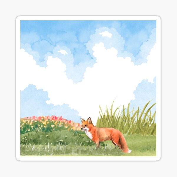 Item preview, Fox in the nature designed and sold by Grootyby.