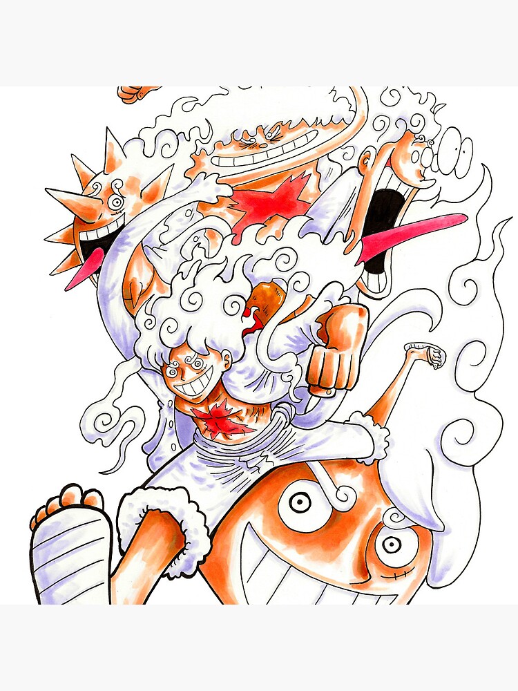 Monkey D. Luffy - GEAR 5th NIKKA One Piece 1045 by AkridDrawing on