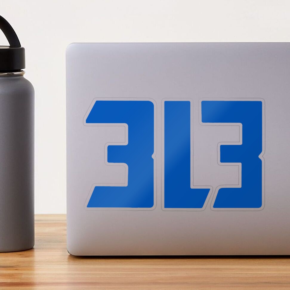 Detroit Lions 313 Sticker for Sale by Libaasbyanam