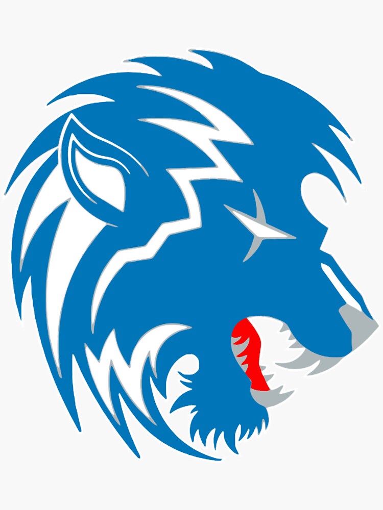 Detroit Lions Logo ' Sticker for Sale by Libaasbyanam