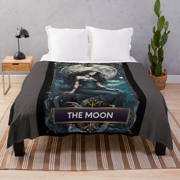 Item preview, Sirenas The Moon Mermaid Tarot Card designed and sold by SirenasWorld.