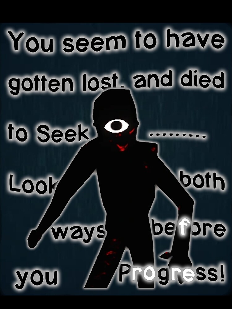 Seek Roblox Door Poster by FunHub-Official