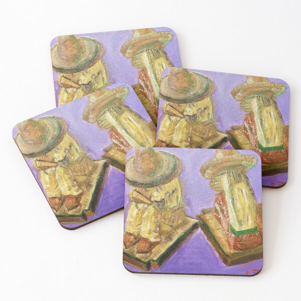 Item preview, "Wooden Bookends from Mexico" designed and sold by HuzzaCreative.