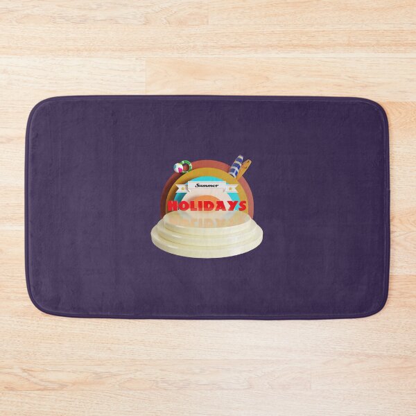 Item preview, Summer holidays text illustration on a small stage designed and sold by trepiu.