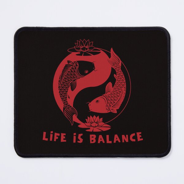 Item preview, Life is Balance, Koi Fish, Yin and Yang, Meditation, Zen, Yoga, Japanese Koi Fish, designed and sold by iMobb06.