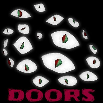 Eyes Doors Stickers for Sale