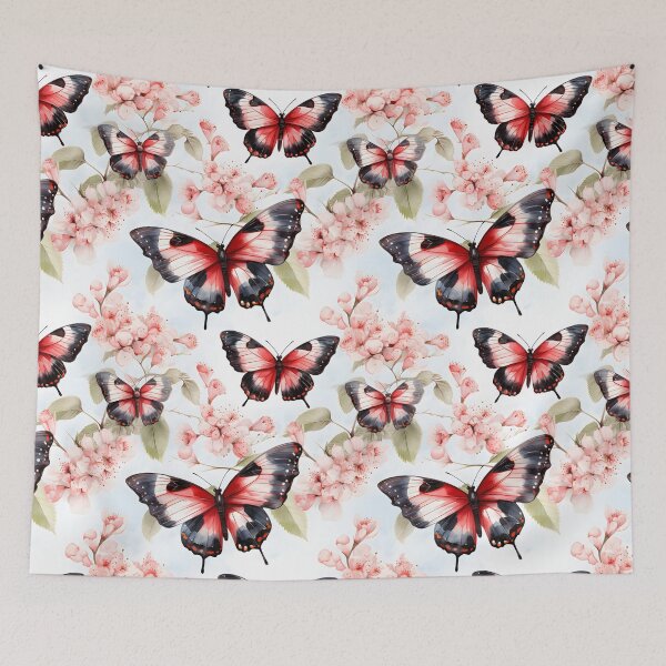 Item preview, Butterflies Watercolor 14 - Red Admiral designed and sold by DigitalPatternx.