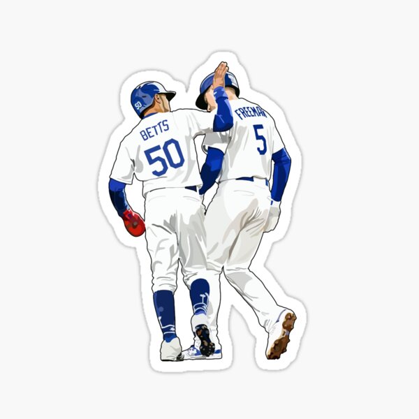 Los Angeles Dodgers: Freddie Freeman, Mookie Betts, Clayton Kershaw and  Julio Urías 2023 Team Collection - Officially Licensed MLB Removable  Adhesive