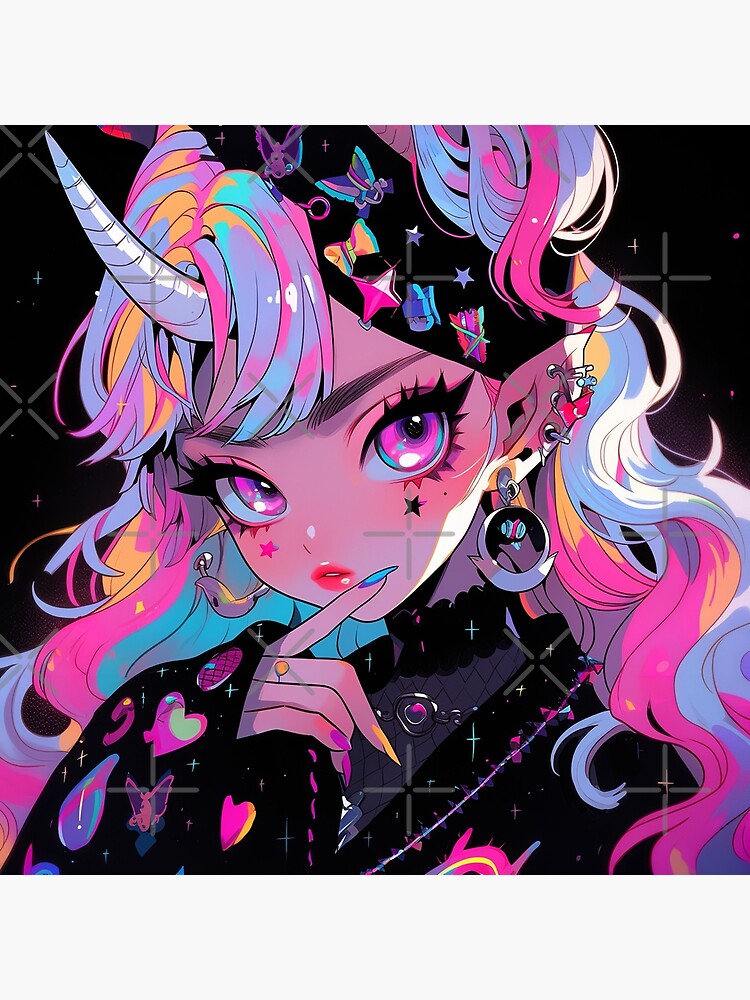 Premium Vector  Cute girl cartoon wear unicorn horn fancy dress kawaii  style