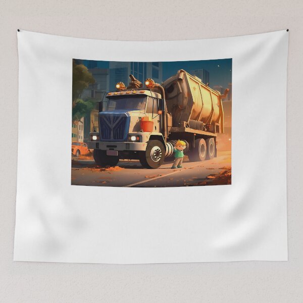 Item preview, Hank and Trash Truck: Green Adventures Await designed and sold by AgatheMerciless.