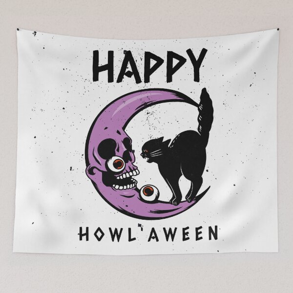 Item preview, HAPPY HOWL'AWEEN:SCARY CAT designed and sold by CoopClothing.