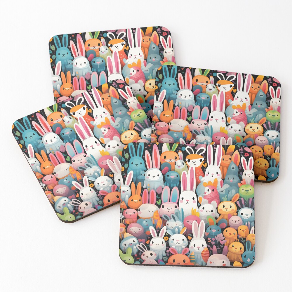 Item preview, Coasters (Set of 4) designed and sold by bubbleliana.