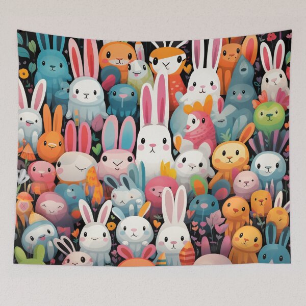 Item preview, Colorful Rabbits designed and sold by liana campbell.