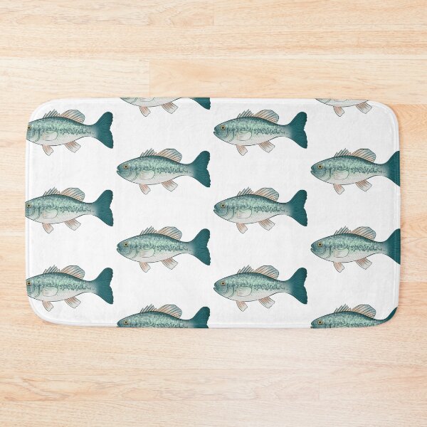 Item preview, bass fish designed and sold by Nina Susan Design.