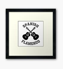 Spanish Flamenco music Framed Print