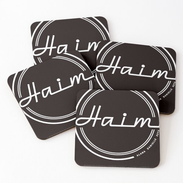 Item preview, Haim Vinyl Logo in White designed and sold by DANIHARRISONS.