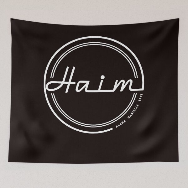Item preview, Haim Vinyl Logo in White designed and sold by DANIHARRISONS.