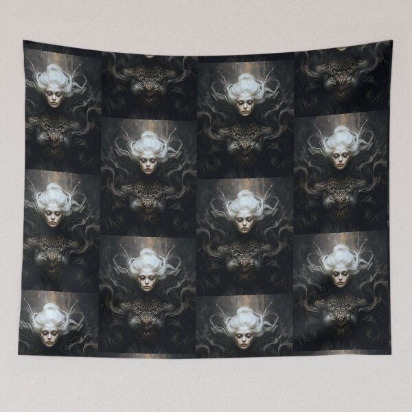Item preview, The Magical Black-Dressed Girl with Swirling Shadows designed and sold by GDF-Karalee.