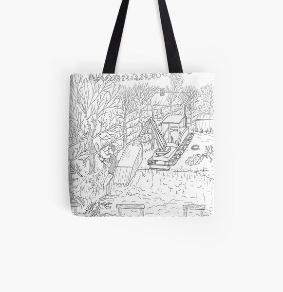 beegarden.works 013 All Over Print Tote Bag