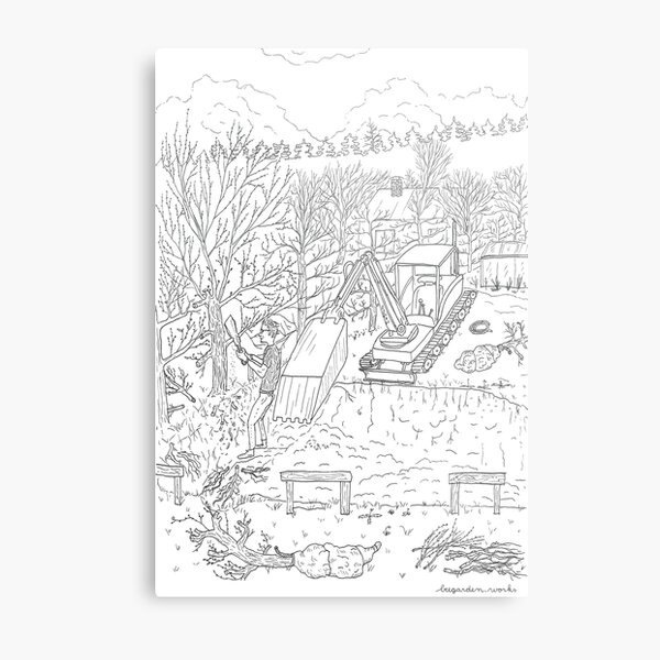 beegarden.works 013 Metal Print