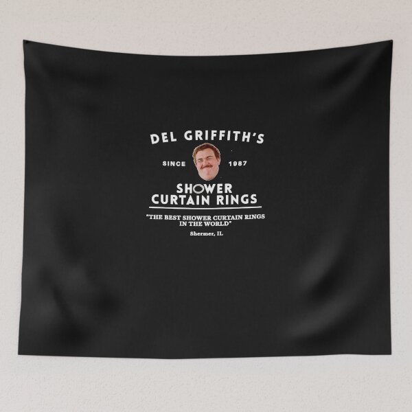 Item preview, Del Griffith&X27;S Shower Curtain Rings T designed and sold by MagdaleneHartm.