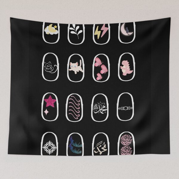 Item preview, Black Nail Art Education Fashion designed and sold by Yellowriversss.