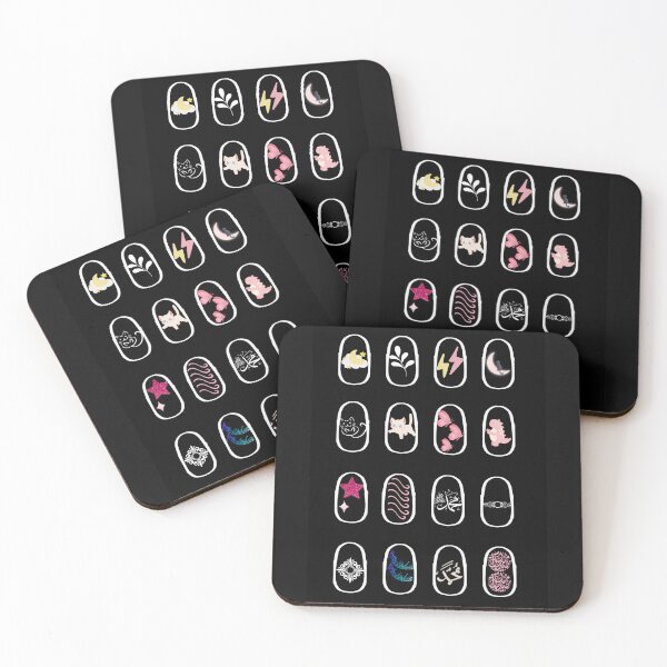 Aperçu de l'œuvre Mode Éducation Nail Art Noir créée et vendue par Yellowriversss.