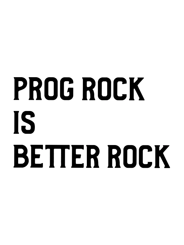 Thumbnail 3 of 3, Scarf, PROG ROCK IS BETTER ROCK (version 2) designed and sold by B-Sharp-.