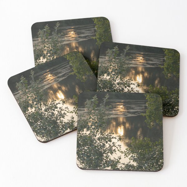 Item preview, Riverside Sunrise Framed Through Trees designed and sold by Georgia Mizuleva.
