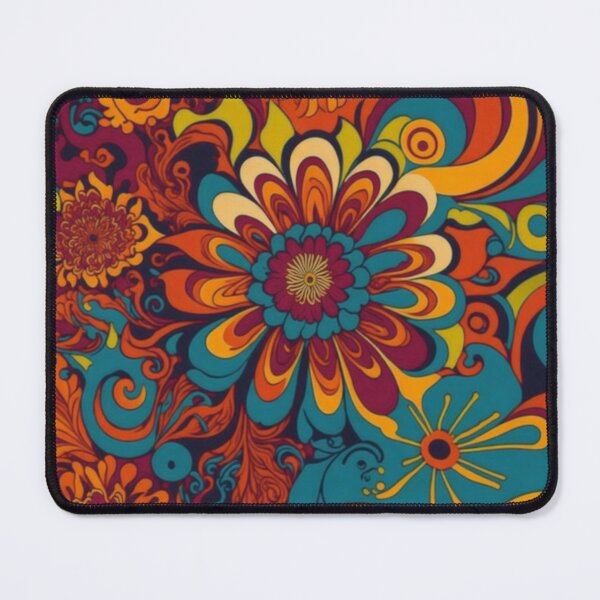 Item preview, Flower Power Colourful Flower Pattern designed and sold by druidwolfart.