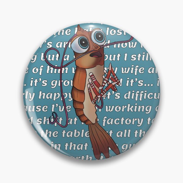 Item preview, Shrimp Sob Story (Shark Tale) designed and sold by daniasdesigns.