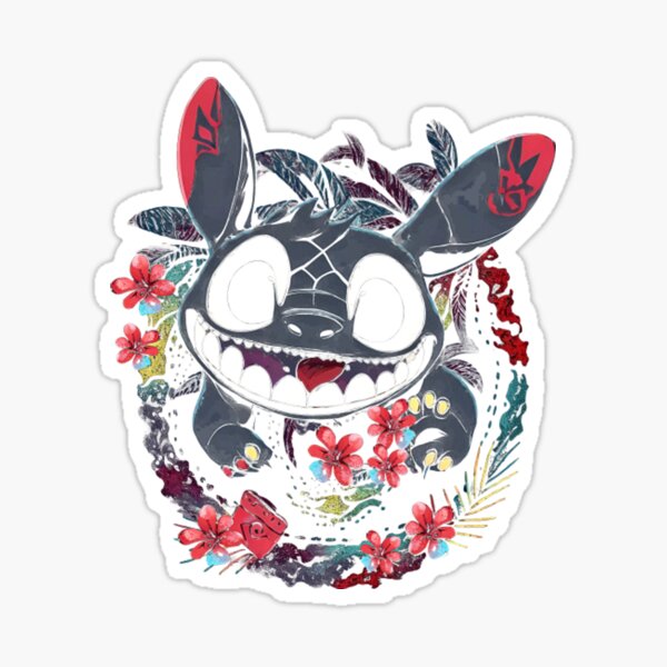 Lilo And Stitch Sticker for Sale by FreshFlowerShop