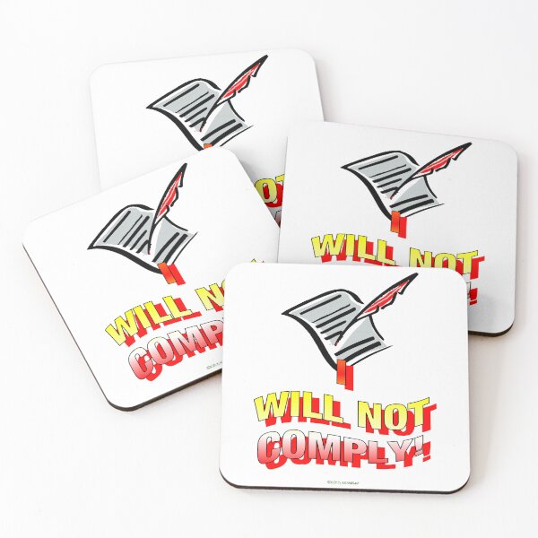 Item preview, I Will NOT Comply designed and sold by kristalcurt.