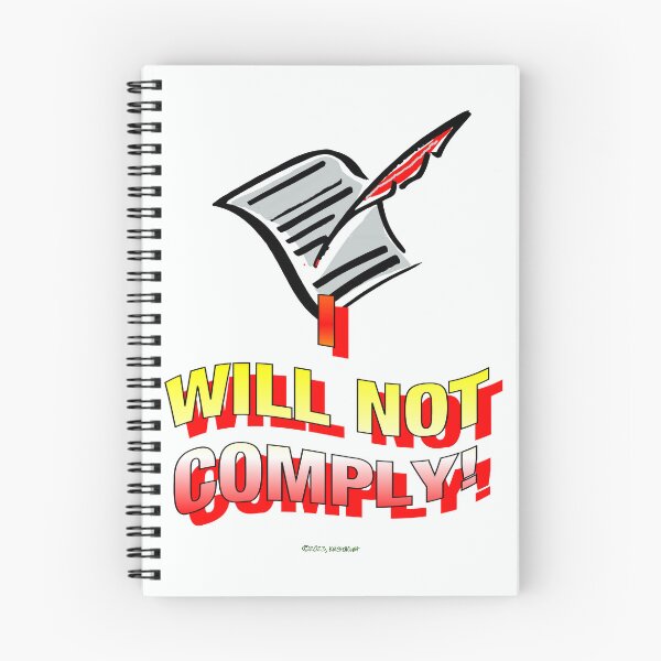 Item preview, I Will NOT Comply designed and sold by kristalcurt.