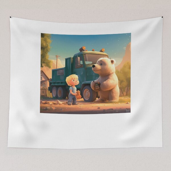 Item preview, Hank and Trash Truck: Rolling Towards a Greener Tomorrow designed and sold by AgatheMerciless.