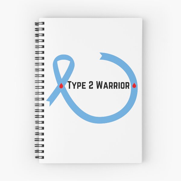Item preview, Blue Ribbon Diabetic Awareness Type 2 Warrior designed and sold by Diabeticsy.