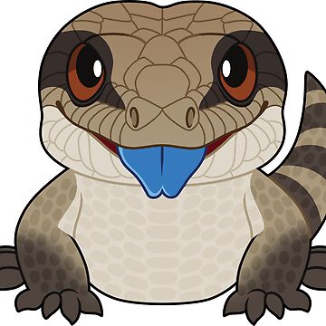 Artwork thumbnail, Blue Tongue Skink by HeckoGeckoArt
