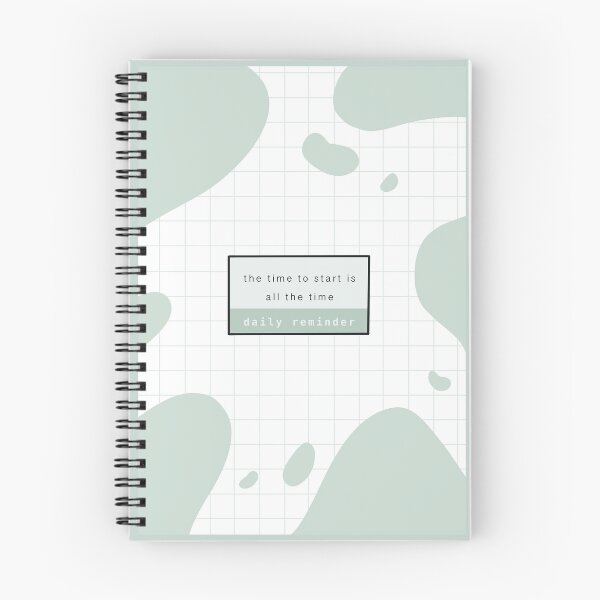 Item preview, The time to start is all the time- Daily Journal designed and sold by lorraine010.
