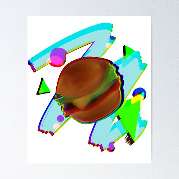 Item preview, Retro Burg Graphic  designed and sold by GerhardKirlin.