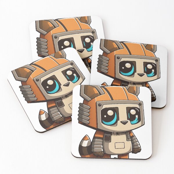 Item preview, Baby Raccoon Bot designed and sold by brunaneice.