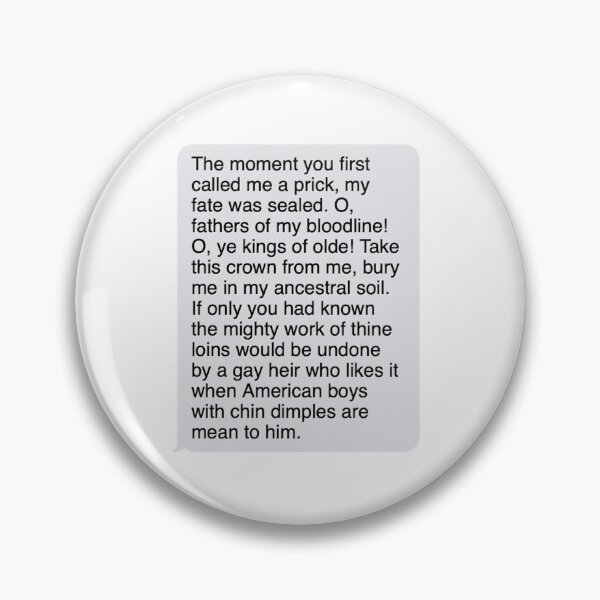 Item preview, Red White and Royal Blue Quote Text Sticker designed and sold by Jules :).