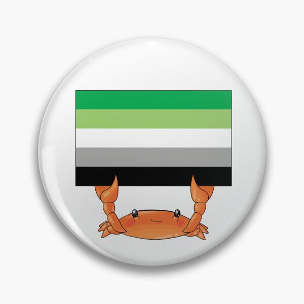 Item preview, Pride Flag Crab (aro) designed and sold by Rustmm.