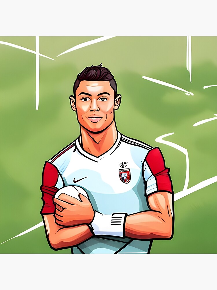 Cristiano Ronaldo - Siuuu | Art Board Print