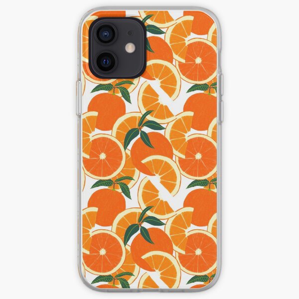 Orange Harvest - White iPhone Soft Case