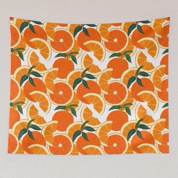 Item preview, Orange Harvest - White designed and sold by Leanne Simpson.