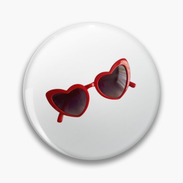 Aperçu de l'œuvre Lunettes de soleil en forme de coeur créée et vendue par Silly Stickers Etc..