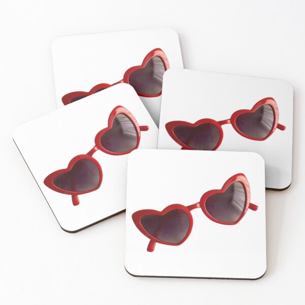 Item preview, Heart shaped sunglasses designed and sold by Silly Stickers Etc..