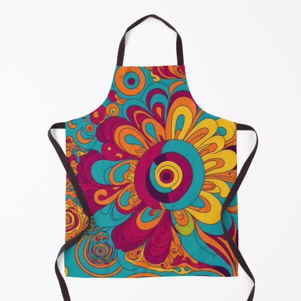 Item preview, Flower Power Colourful Flower Pattern designed and sold by druidwolfart.